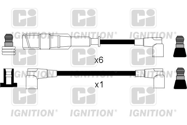 QUINTON HAZELL uždegimo laido komplektas XC462